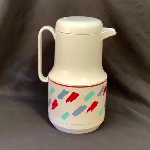 6PC THERMAL SERVING SET includes Thermos, 4 cups and serving tray RARE FIND - Picture 2 of 11